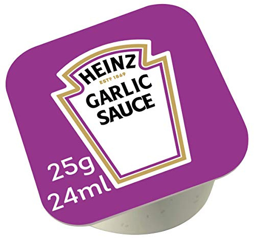 Heinz Garlic Sauce 24ml Dippot (100 StÃ1/4ck), 1er Pack (1 x 2400ml )