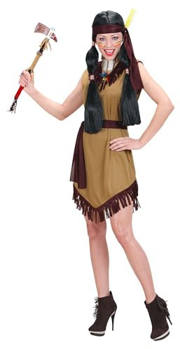 W WIDMANN MILANO Party Fashion - Kostüm Indianer, Kleid, Wilder Westen, Häuptlingstochter, Faschingskostüme