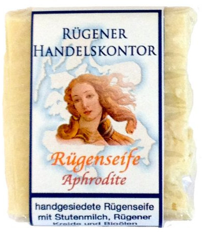 Rügenseife Aphrodite, Stutenmilchseife mit Rügener Heilkreide