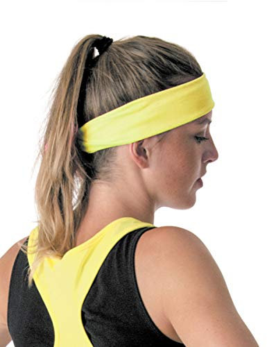 Party Pro 888024 Borsalino Sequins Rose Band 80 's Fluo, Jaune