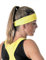 Party Pro 888024 Borsalino Sequins Rose Band 80 's Fluo, Jaune