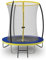 Zero Gravity Outdoor Trampolin Ø 183, 244, 305, 366, 427cm - TÜV-geprüfte Gartentrampoline inkl. Leiter - Sturmsicher in 5 Minuten - Aufbauvideo (183cm / 6ft / Blue-Yellow)