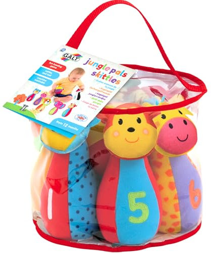 Galt Toys, Jungle Pals Skittles, Baby Activity Toys, Ages 12 Months Plus