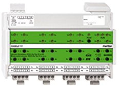 Merten 649908 Jalousie-/ Schaltaktor REG-K/8x/16x/10 mit Handbetätigung, lichtgrau (light grey)