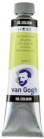 Van Gogh Oil Colour Paint, 40ml Tube, Yellowish Green 617