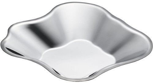 Iittala Schale Aalto 60 x 358 mm Silber aus Edelstahl