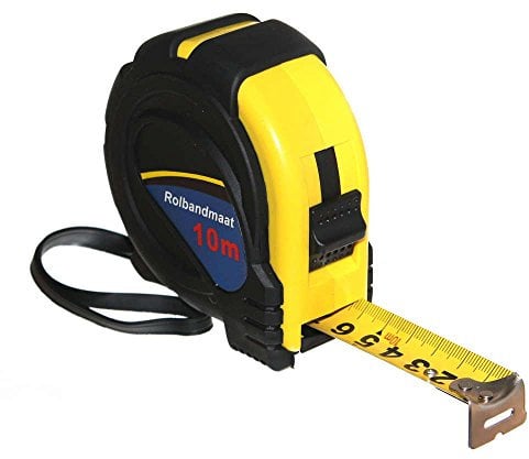 (0,90€/m) 10m Rollmaßband Einheit cm mit Stopp Handschlaufe & Gürtelclip Maßband Rollbandmaß Stahlmaßband Metermaß Neu Old-Harvest