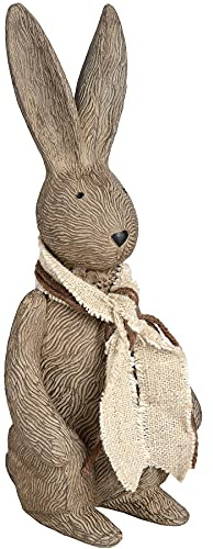 Hill 1975 Winter Bunny Rabbit-Small, Resin, Mixed, one