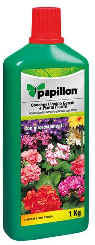 Abono Liquido Papillon Geranios y Flores 1kg