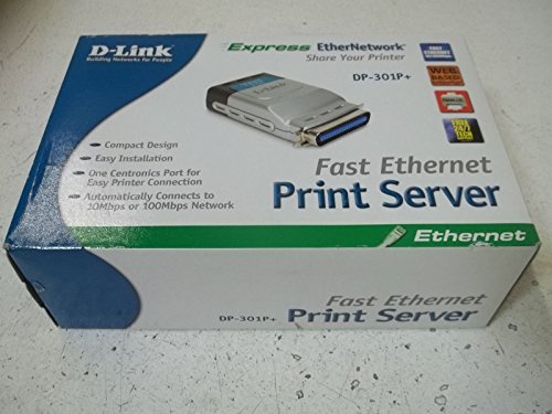 D-Link Fast Ethernet Print Server Ethernet LAN Print Server - Print Server (Ethernet LAN, 56 mm, 90 mm, 26 mm, 147 g, 0-50 °C)