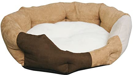 Kerbl Pet Pet Liegebett AMY L 45 x B 41 cm braun/beige