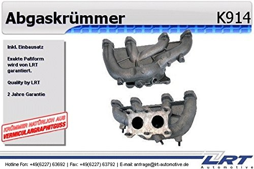 LRT K914 Krümmer, Abgasanlage