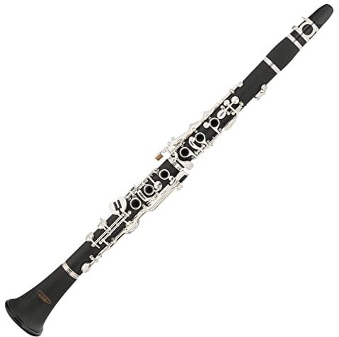Classic Cantabile CLK-20 Kunststoff Klarinette (deutsche Giffweise, 20 Klappen, 6 Ringe, Ebonit Korpus, inkl. Koffer und Putztuch)