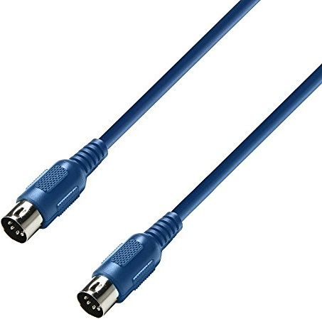 Adam Hall Cables 3 STAR MIDI 0150 BLU Midikabel 5-Pol | 1.5 m