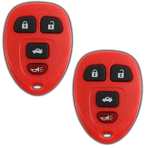 KeylessOption Keyless Entry Remote Control Car Key Fob Replacement for 15252034 (Pack of 2)