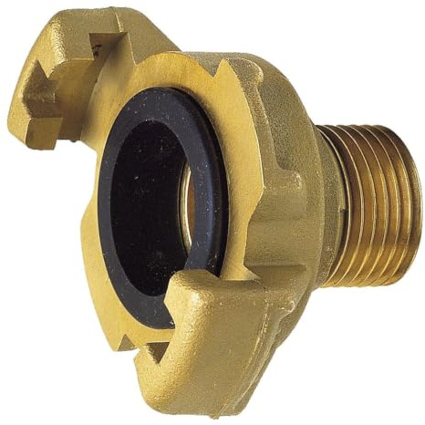Syveco 2281007 Serie 2281 Messing Expressbeschläge, Kupplungsbuchse D, 1-1/4 BSP