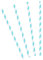 10 Papierstrohhalme Streifen Candybar Retro Stroh Party Hochzeit Trinkhalm, Farbe:Minze