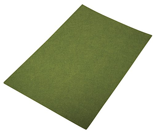 Rayher 5311984 Textilfilz, 30x45x0,4cm, antikgrün