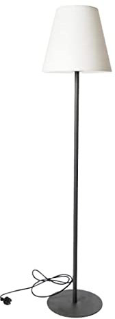 Lampadaire filaire pied acier pour extérieur éclairage puissant LED blanc STANDY H150cm culot E27