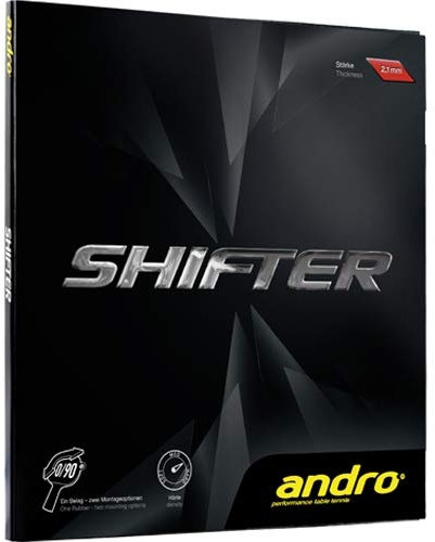 ANDRO Belag Shifter Farbe 2,1 mm, schwarz, Größe 2,1 mm, schwarz