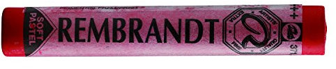 Talens REMBRANDT Soft-Pastell, Einzelpastell, 371 Permanent Rot Dunkel 5