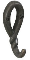 Umbra Einzelhaken aus geflochtenem Druckguss-Metall