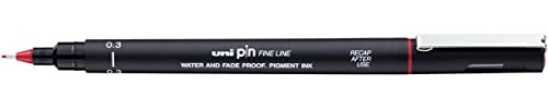 uni-ball Felt Pin 0.3 mm Tip Red