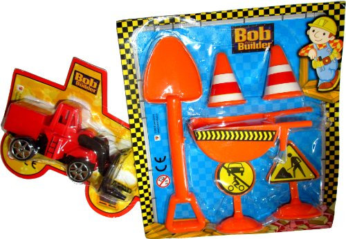 Bob der Baumeister Spielzeug Baustellen Set + Gabelstapler