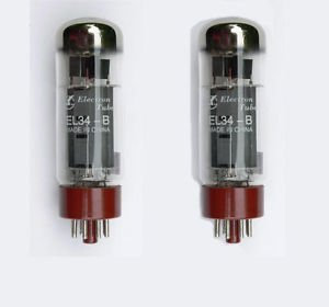 Jellyfish Audio EL34 EL34B Valvole abbinate Coppia per Marshall e altri amplificatori per chitarra/HiFi