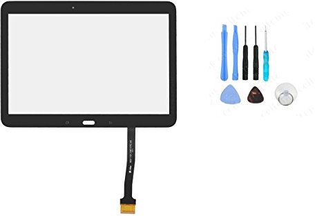 Vitre ecran tactile pour Samsung Galaxy Tab 4 10.1 T530 T531 T535 noir + outils