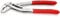 Knipex Alligator Pinza Regolabile per Tubi e Dadi Cromata, Rivestiti in Resina Sintetica Antiscivolo 180 Mm 88 03 180