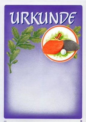 Albert Hoffmann Urkundenverlag Tischtennis / 830/674 / / PC-Urkunden (170 g/m²) 10 Stk