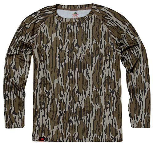 Mossy Oak herr Jaktskjorta för män, camo kläder, långärmad Långärmad (1-pack)