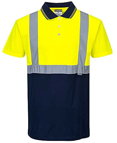 Portwest S479 Polo Bicolore Jaune/Marine, 4XL