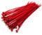 Fascette di nylon, lunghe e larghe, cerniere in plastica, bianco e nero, misura extra large, rosso