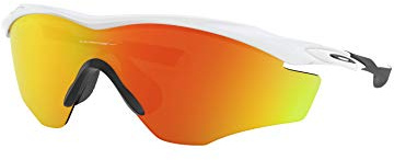 Oakley Unisex Sunglasses Polished White Frame, Fire Iridium Lenses, 0MM