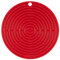 Le Creuset Cool Tool, Pot holder/trivet, Silicone, Round, 20 cm, Cerise, 93000230060200, 8 inch