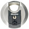 Master Lock LKM40 Vorhängeschlösser mit Schlüssel, Schwarz, Edelstahl, Small
