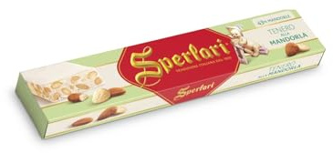 Sperlari - Touron Tendre, Nougat Tendre aux Amandes, Sans Gluten - 250 gr