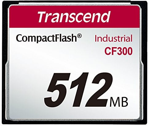 Transcend 512MB CF300 Compact Flash SLC Memory Card