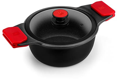 BRA Sartén Infinity de Aluminio Fundido, Negro, 8.8 Quarts