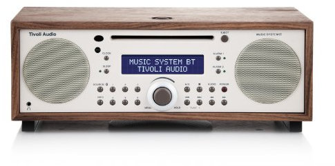 Tivoli MSYBT-1460-EU Music System - Reproductor de música con Altavoces (Bluetooth, Am/FM, CD 2.1, Nogal), Color Beige