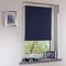 Liedeco® Rollo Klemmfix Thermobeschichtet - 120 x 150 cm blau (Breite x Höhe) / lichtundurchlässig Blickdicht verdunkelnd stufenlos verstellbar/ohne Bohren mit Klemmträger / 123 montiert