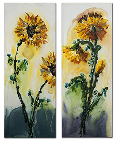 DPI Sonnenblumen - Ölbild auf Leinwand