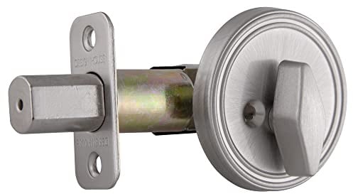 Design House Pro Series Single Cylinder Deadbolt, Satin Nickel