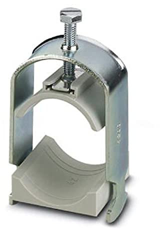 PHOENIX CONTACT WCC 42 Stahlkabelklemme für DIN-Schienen, 42mm Kabeldurchmesser, 25 Stück