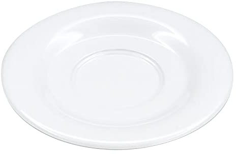 GET 5 1/2 White Diamond Melamine Saucer (Set of 12)