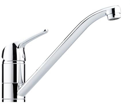 Franke 115.0380.641 - Grifo (Estándar, Cromo, Acero inoxidable, Grifos de palanca, Solo, Cerámico)