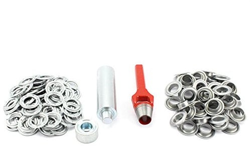 Profi Ösenset 16mm + 20 Ösen verzinkt Zink Locheisen Ösenstempel Ösenstanze
