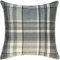 McAlister Textiles Heritage | Sofakissen mit Füllung in Anthrazit Grau | 60 x 60 cm | gewobenes Tartan-Muster kariert | Deko gefülltes Kissen Sofa, Bett, Couch pflegeleichtes Wolle-Gefühl